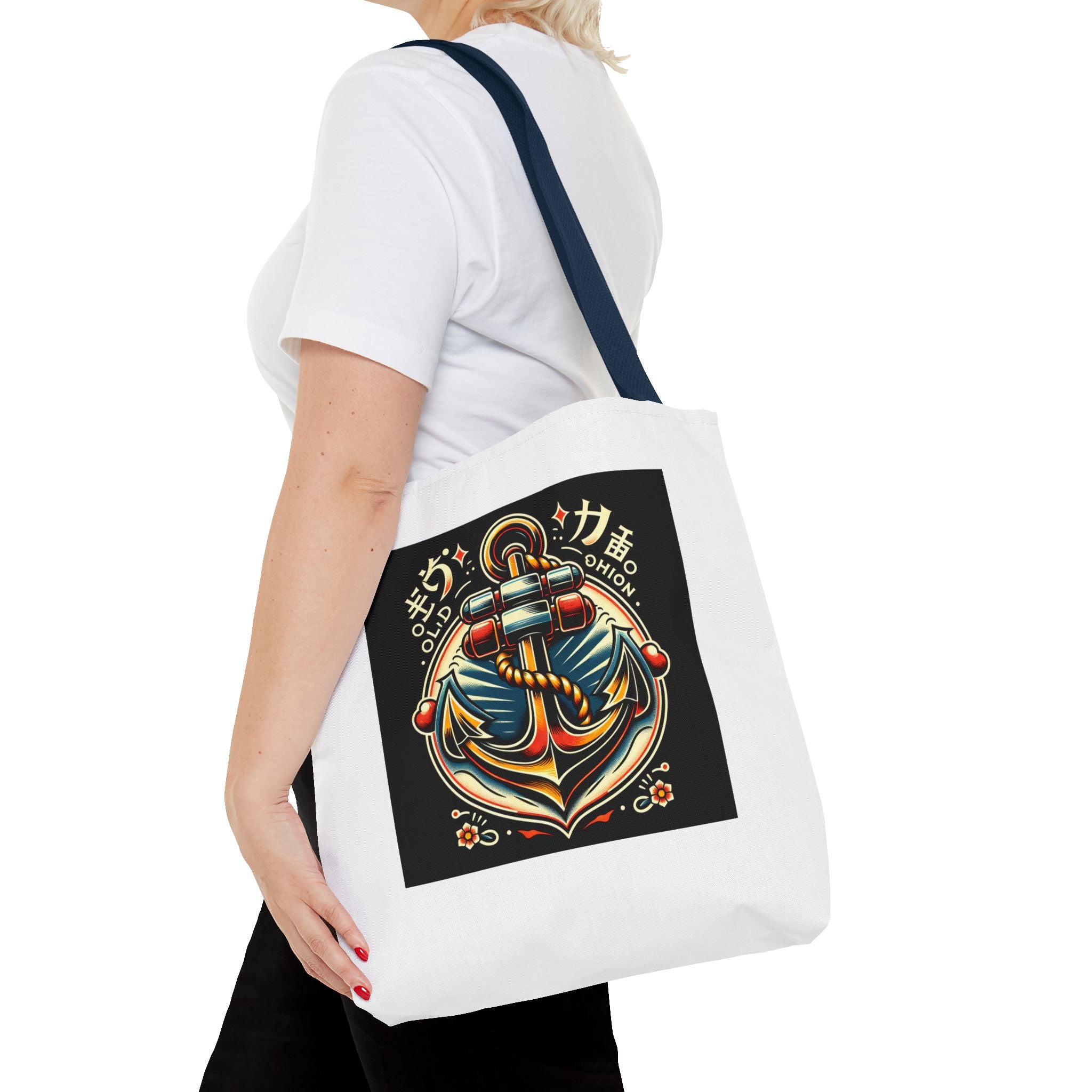 Stylish Anchor Tote Bag, Nautical Gift, Beach Bag, Boho Chic, Everyday Carryall, Perfect for Sailors, Summer Vibes