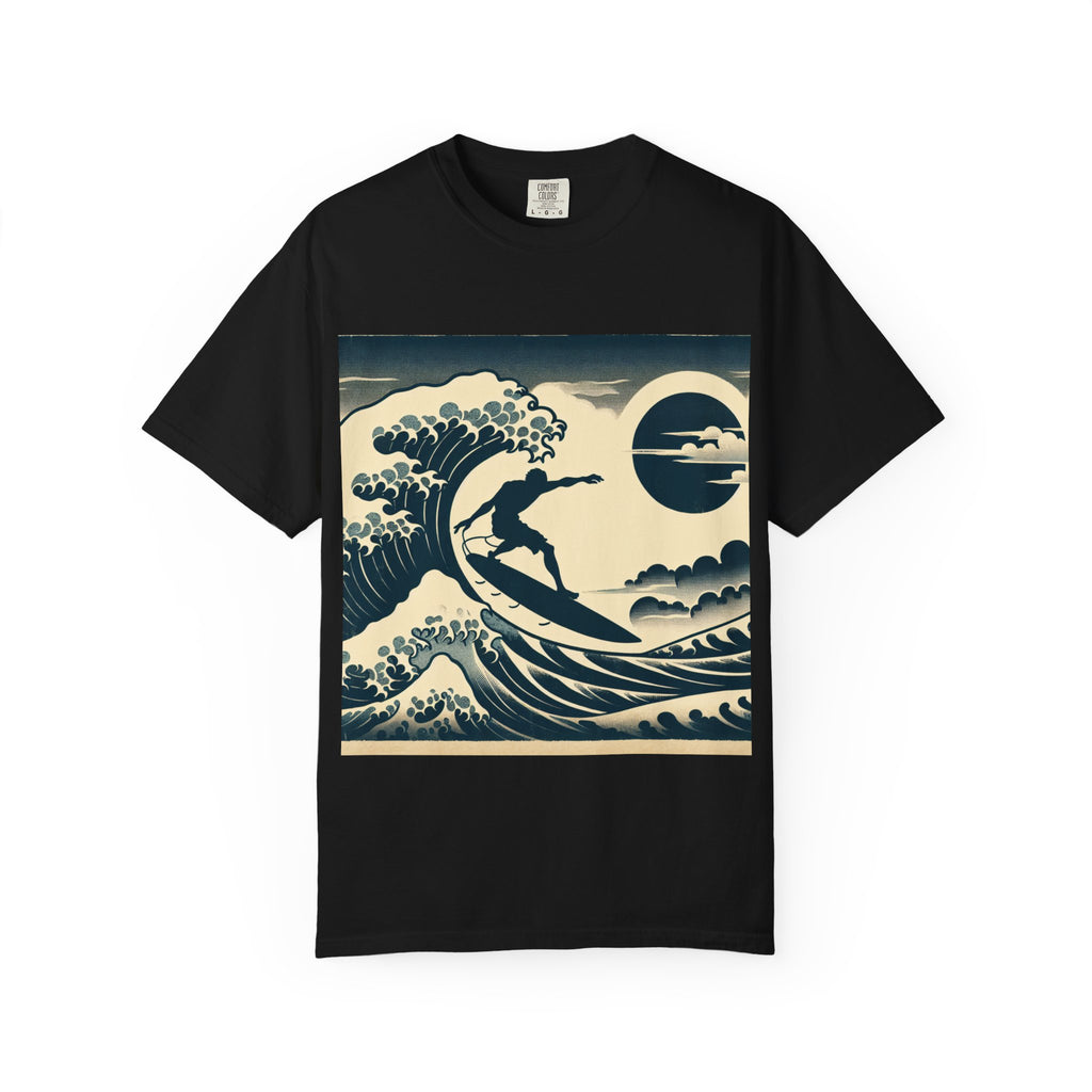 Ocean Wave Surfing T-Shirt, Casual Beach Wear, Summer Vibe Tee, Unisex Graphic Tee, Perfect Gift for Surfers
