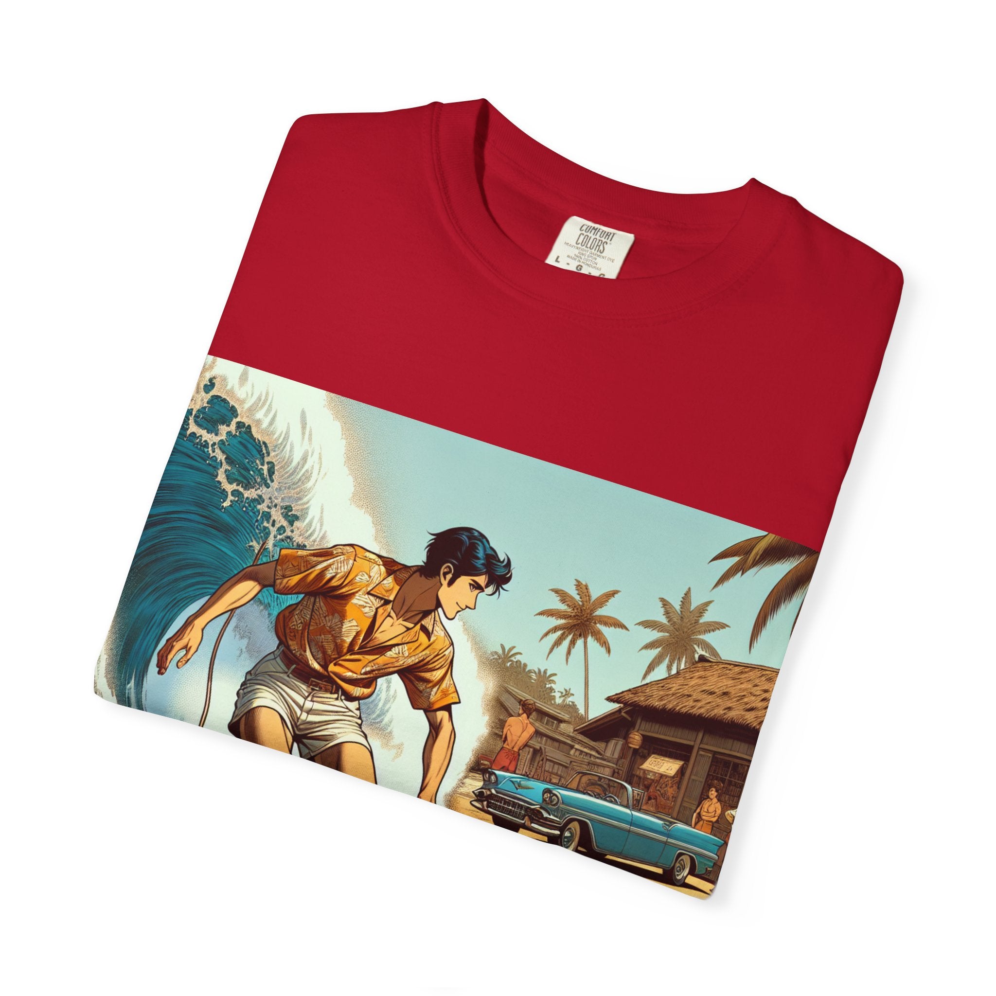 Surfing Vibes T-Shirt for Beach Lovers, Summer Apparel, Unisex Graphic Tee, Vacation Clothing, Casual Wear, Gifts for Surfers