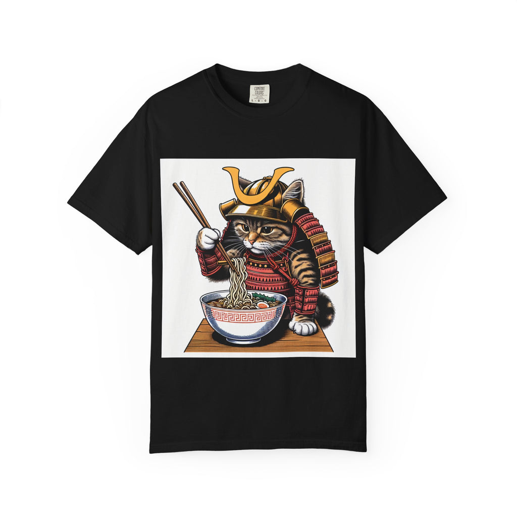 Samurai Cat T-Shirt | Cute Kitten Shirt, Animal Lover Gift, Pet Enthusiast Tee, Unique Graphic Top, Fun Conversation Starter