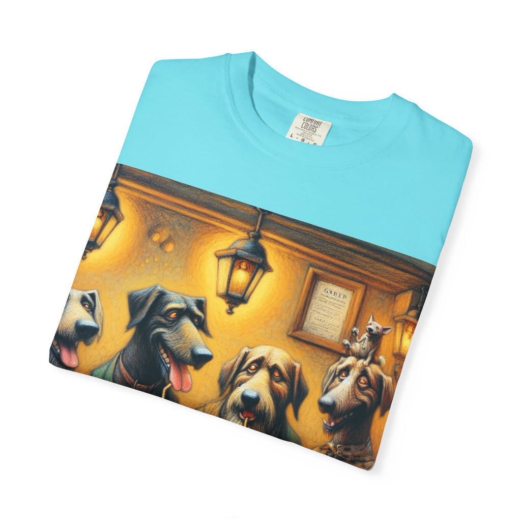 Funny Dog Lovers T-Shirt, Drink Beer Design, Unisex Tee for Pet Owners, Gift for Dog Lovers, Casual Wear, Dog-Themed Apparel