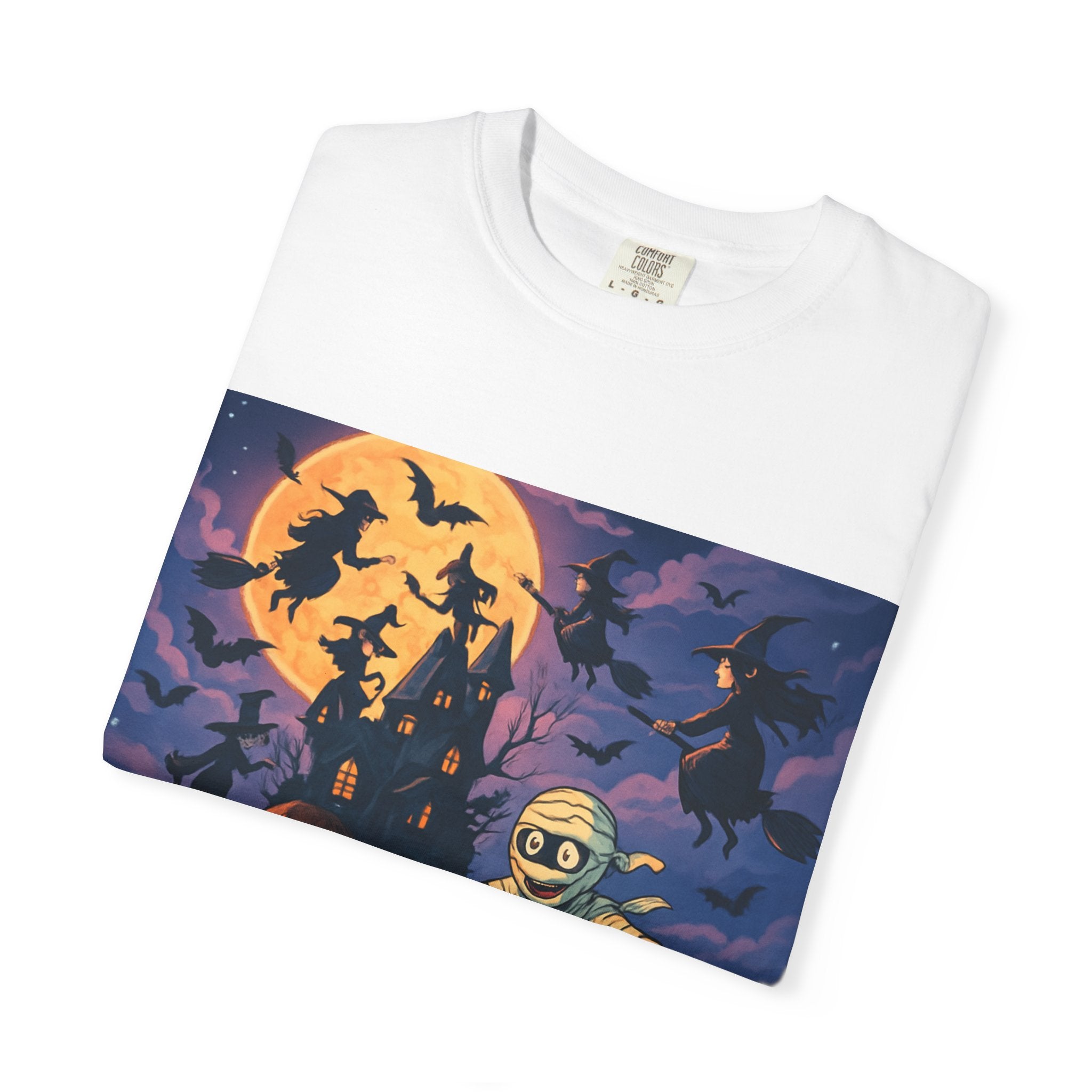 Surfer Moonlight T-Shirt - Garment-Dyed Unisex Tee, Beach Vibes, Summer Essentials, Retro Art, Gift for Surfers