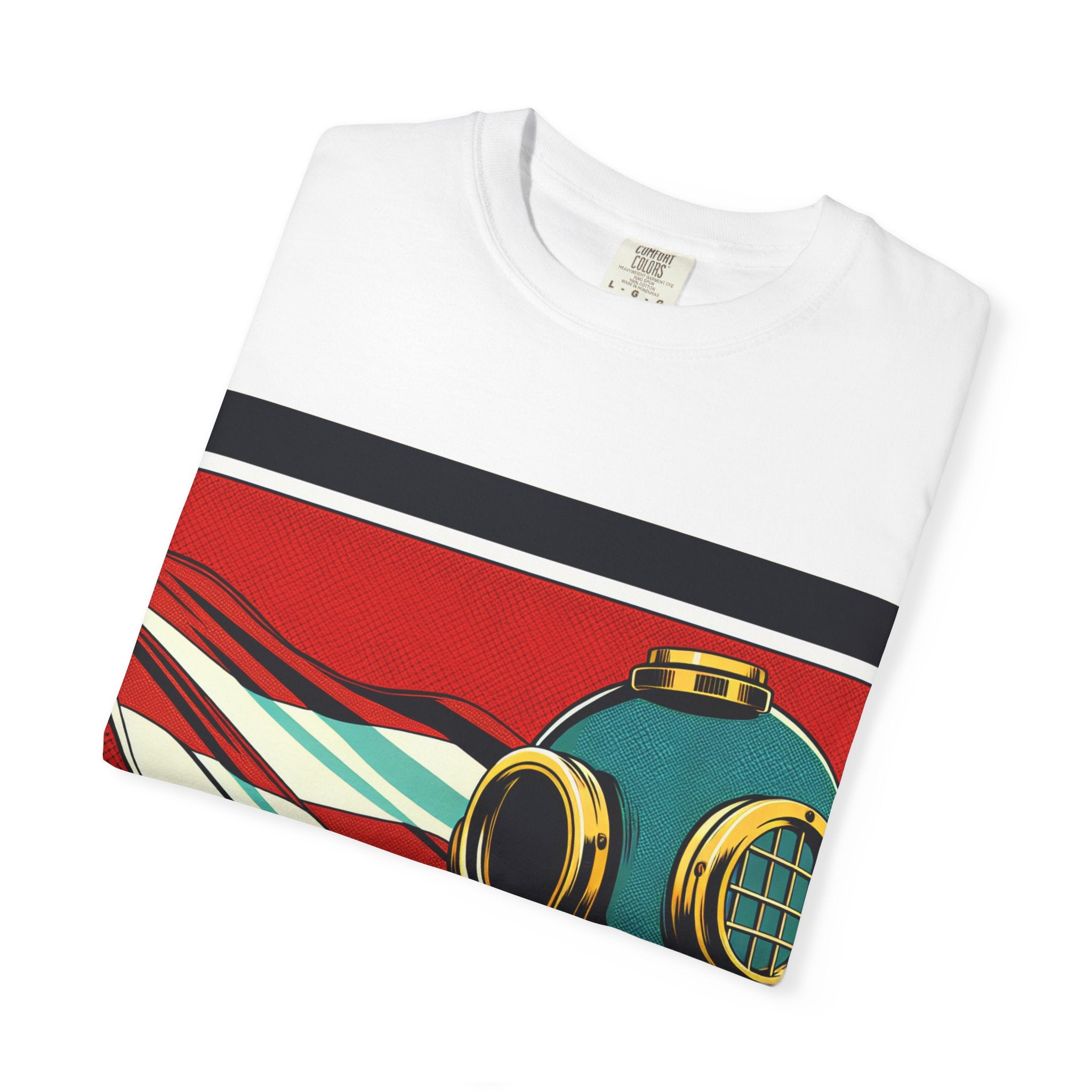 Vintage Diver Graphic T-Shirt | Unisex, Casual Wear, Retro Design, Gift For Ocean Lovers, Summer Fashion