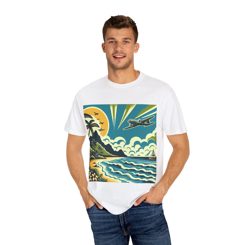 Tropical Adventure Tee, Coastal Vibes T-Shirt, Vacation Shirt, Summer Essentials, Travel Gift, Beachwear