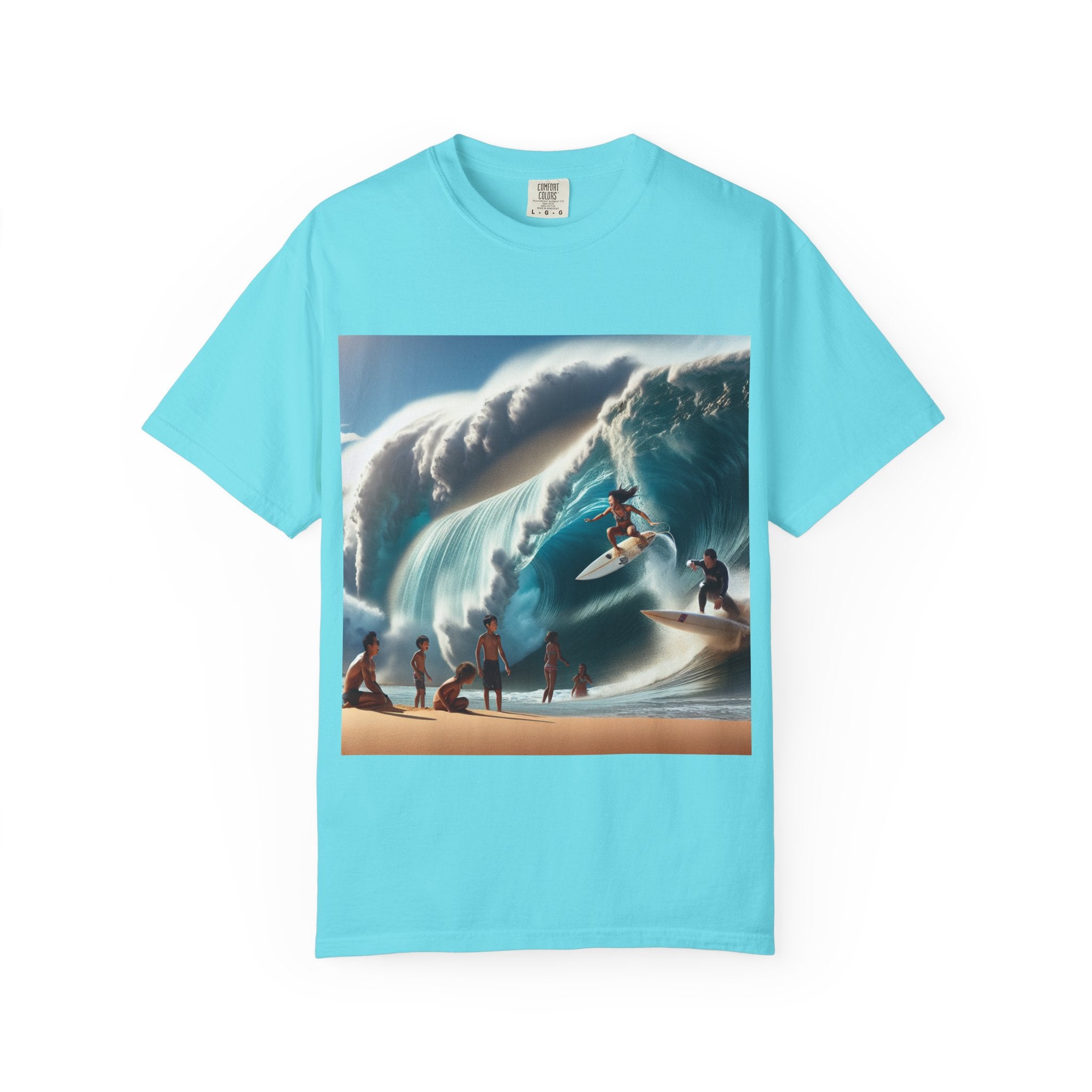 Wave Rider Surf T-Shirt | Unisex Beachwear, Casual Summer Gift, Surfing Apparel, Beach Party Shirt, Ocean Lover Tee