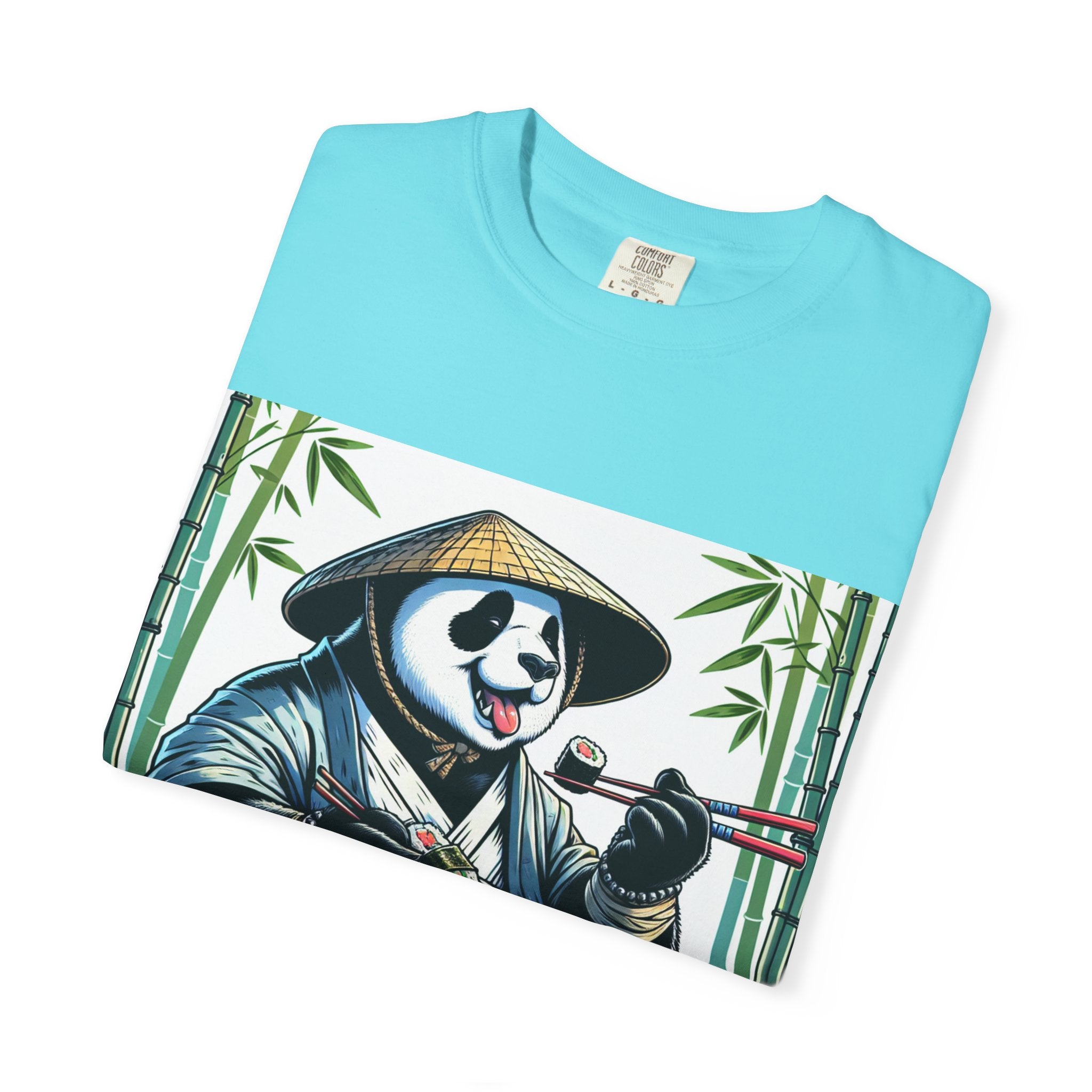Panda Sushi Unisex T-shirt | Cute Animal Tee for Food Lovers, Gifts for Her/Him, Nature Lovers, Casual Wear, Gift for Special Occasions
