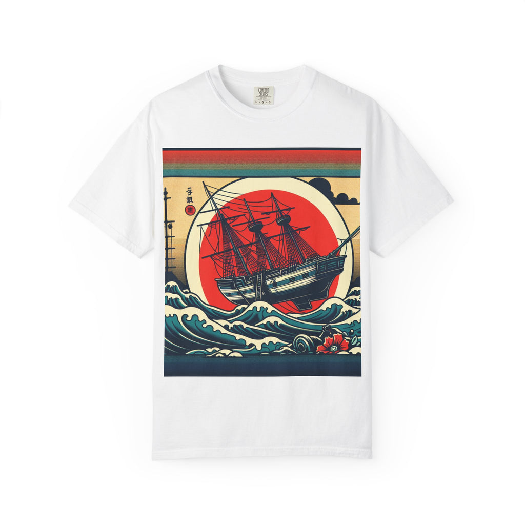 Nautical Graphic Tee, Vintage Sailboat T-Shirt, Unisex Cool Shirt, Ocean Lover Apparel, Beach Vibes Clothing