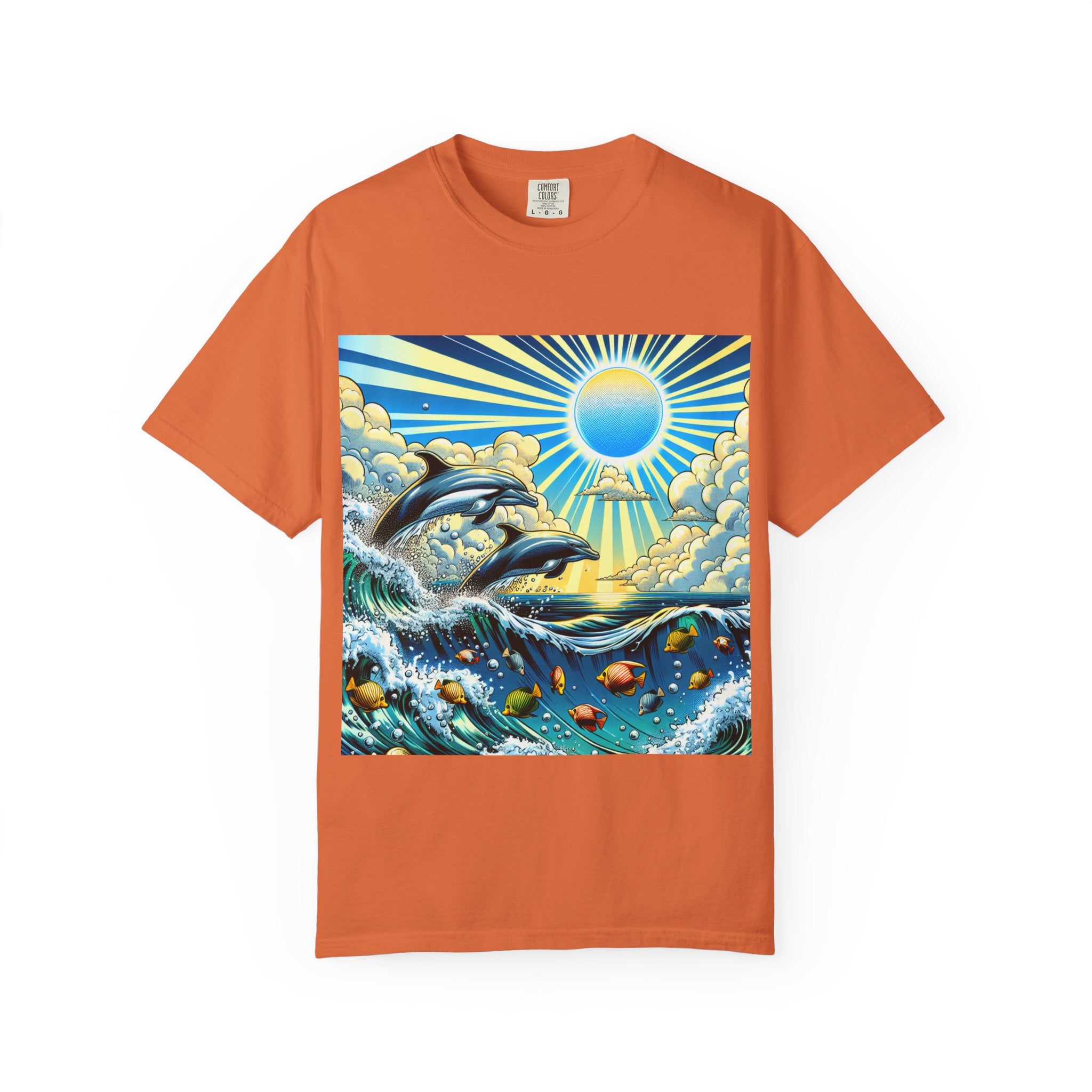 Ocean Waves Graphic T-Shirt, Beach Apparel, Summer Outfit, Gift for Beach Lovers, Unisex Ocean Tee, Casual Clothing