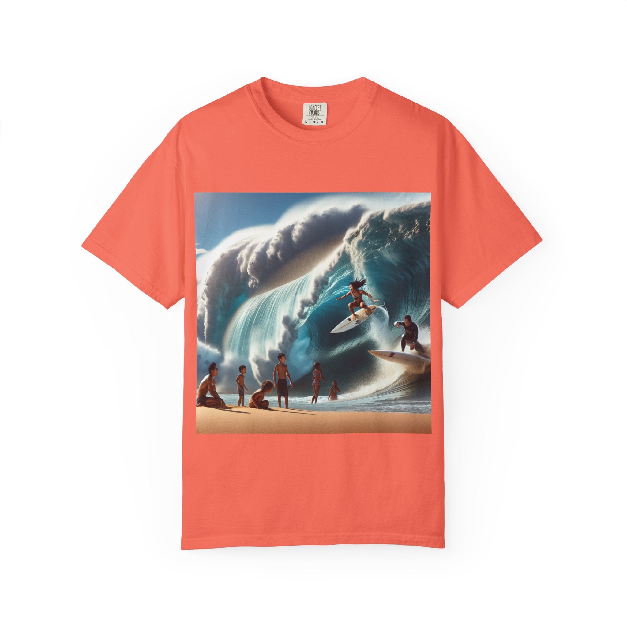 Wave Rider Surf T-Shirt | Unisex Beachwear, Casual Summer Gift, Surfing Apparel, Beach Party Shirt, Ocean Lover Tee