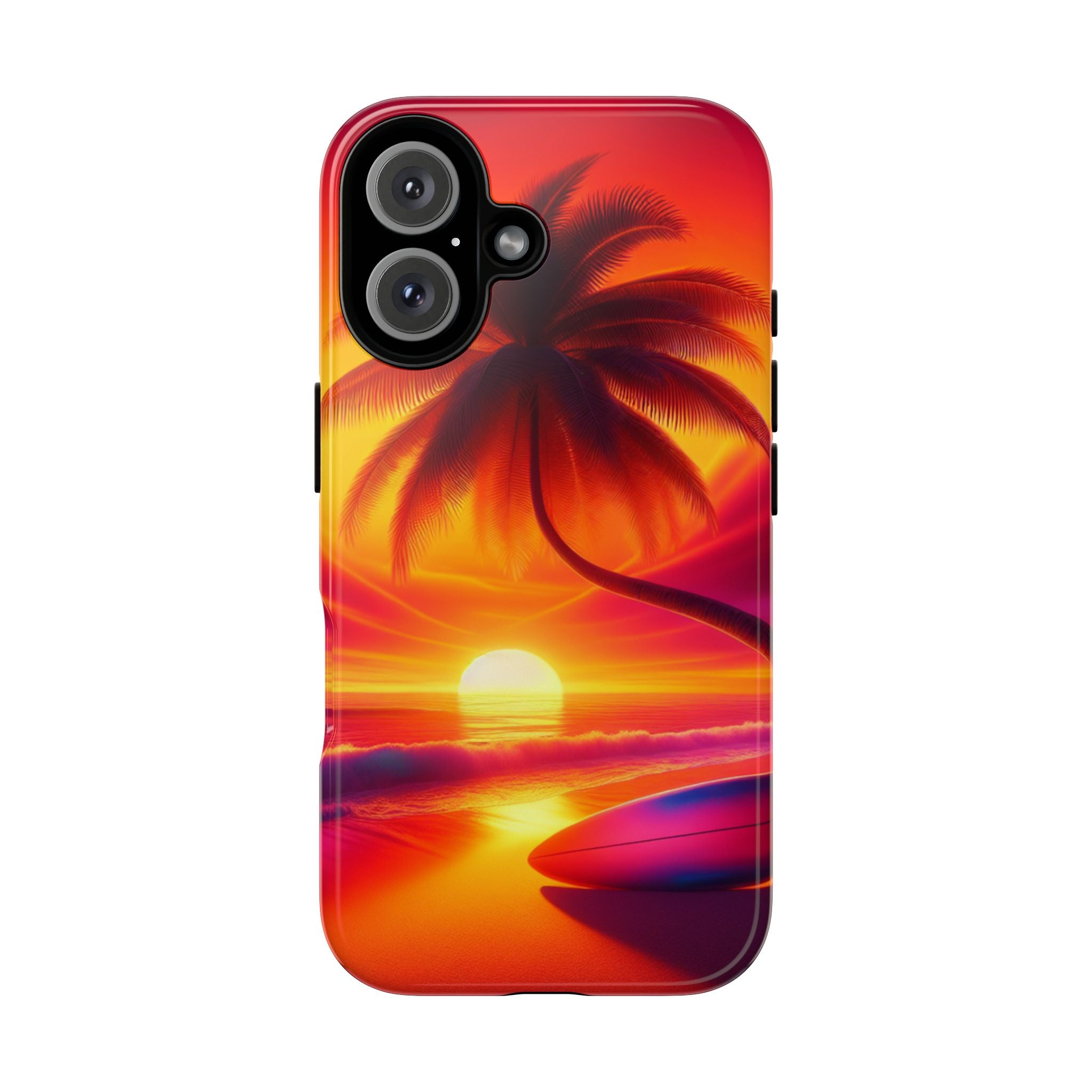 Tropical Phone Case with Sunset and Palm Tree Design | Summer Vibes, Beach Lover's Gift, Vacation Essential, Stylish Protection, [...]