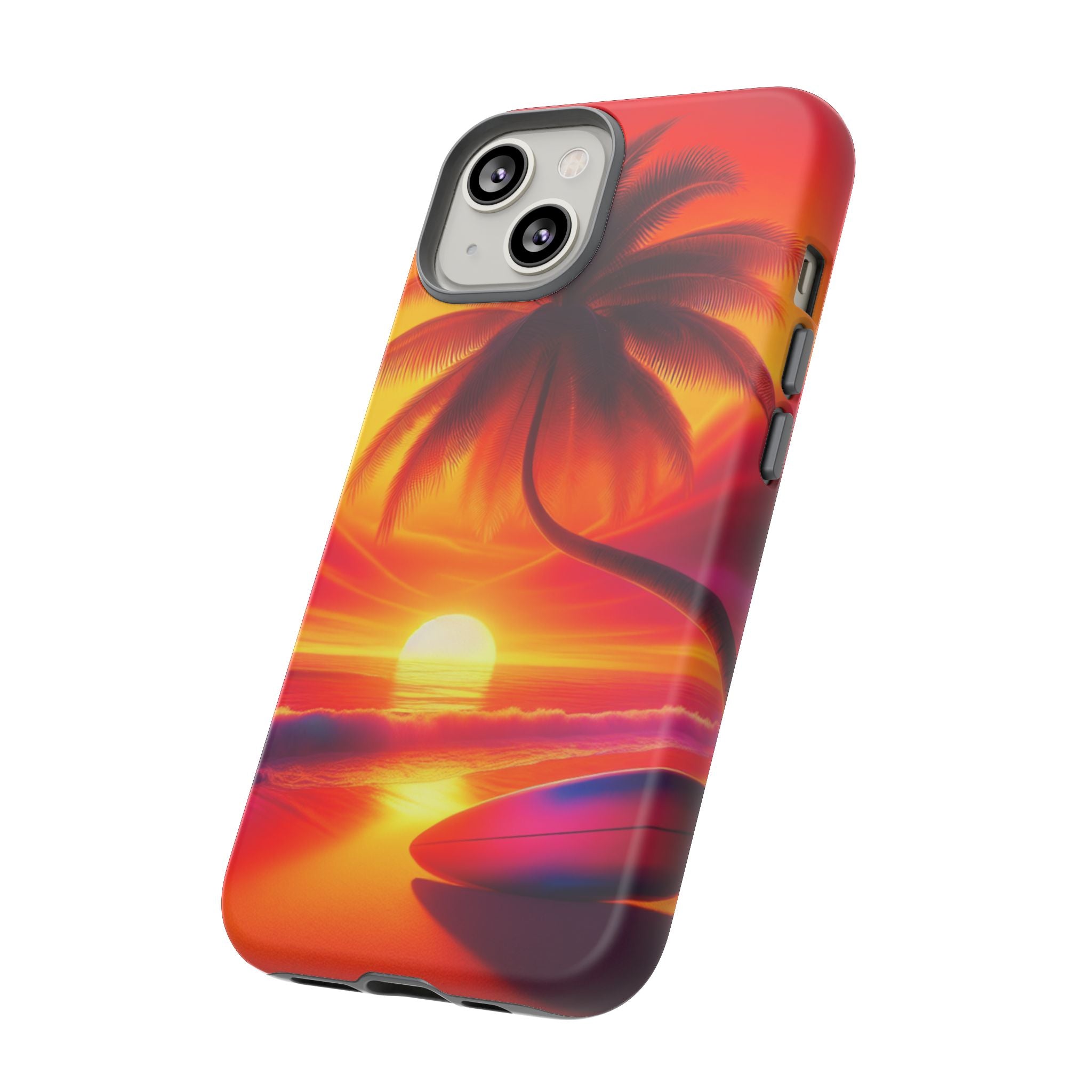 Tropical Phone Case with Sunset and Palm Tree Design | Summer Vibes, Beach Lover's Gift, Vacation Essential, Stylish Protection, [...]