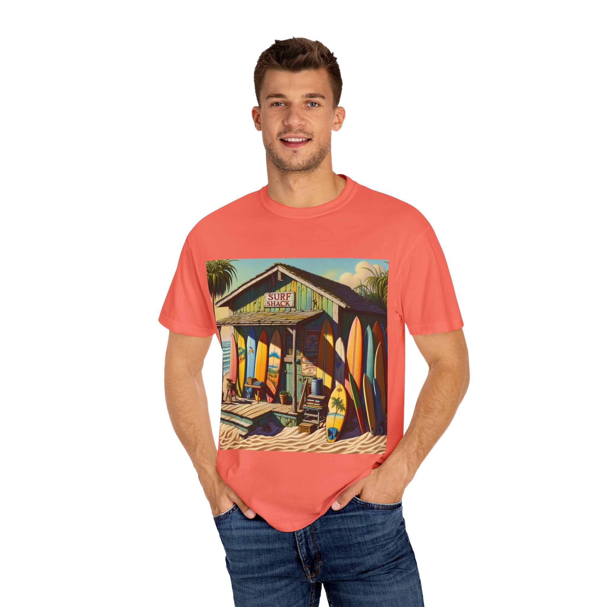 Surfer Vibes Unisex T-shirt, Beach Wear, Summer Outfit, Gift for Surfers, Casual Style, Vacation Clothing