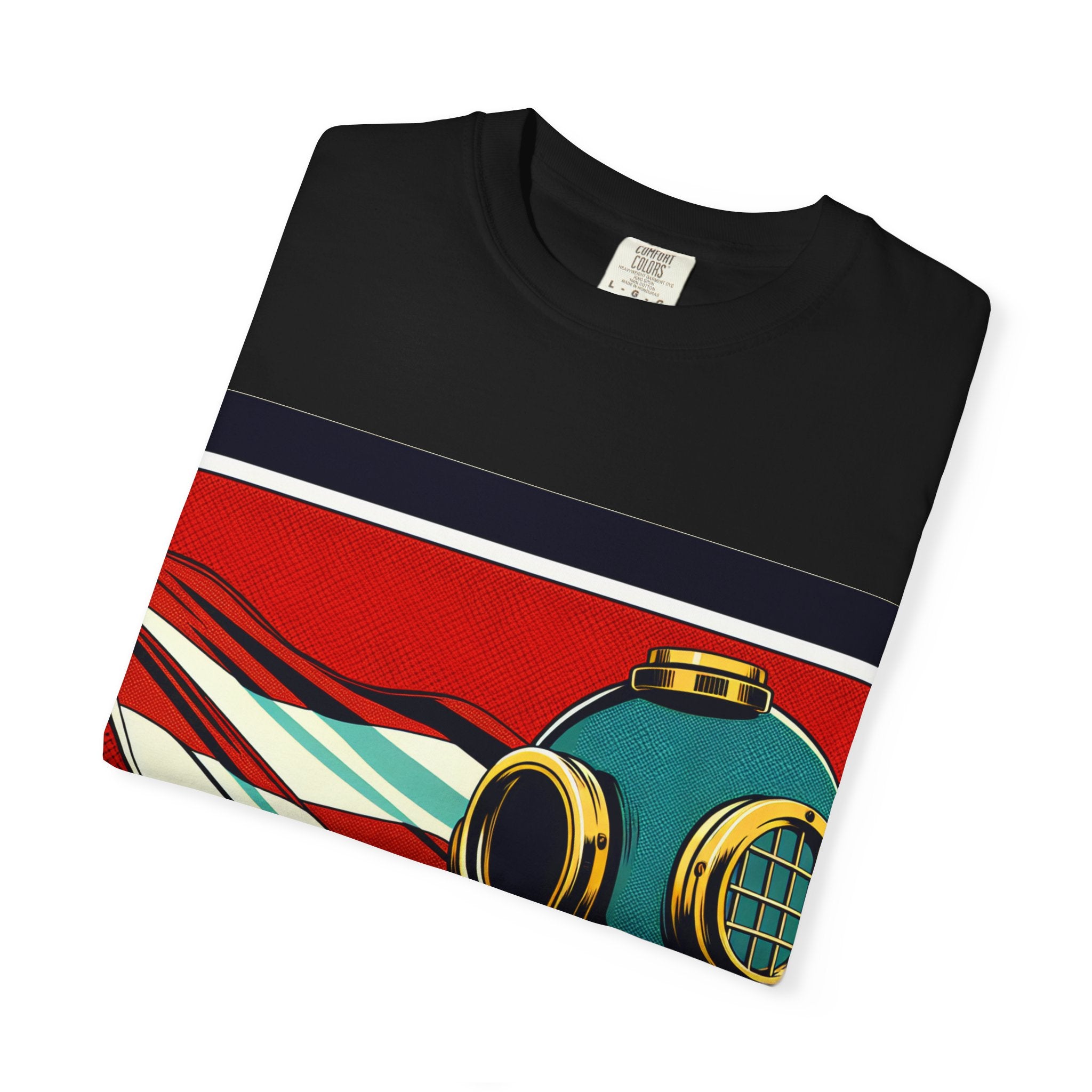 Vintage Diver Graphic T-Shirt | Unisex, Casual Wear, Retro Design, Gift For Ocean Lovers, Summer Fashion