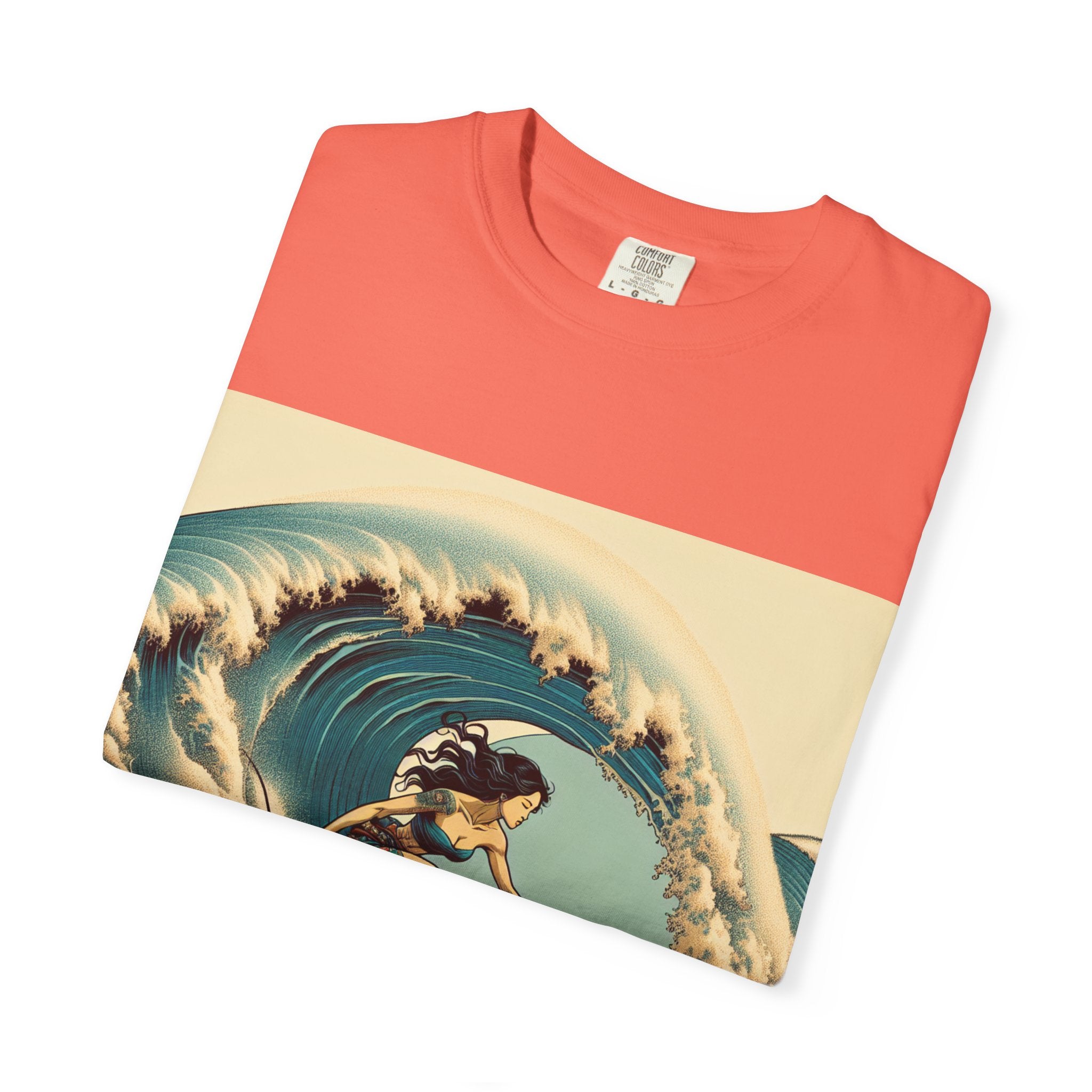 Surf Vibes Unisex Garment-Dyed T-Shirt | Beachwear, Surfing Style, Summer Apparel, Perfect for Vacations, Gifts for Surfers
