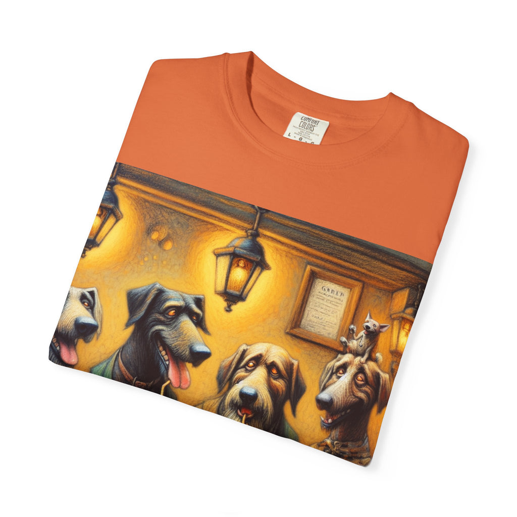 Funny Dog Lovers T-Shirt, Drink Beer Design, Unisex Tee for Pet Owners, Gift for Dog Lovers, Casual Wear, Dog-Themed Apparel