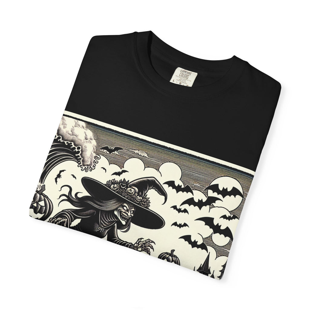 Halloween Witch T-Shirt, Unisex Fashion Tee, Spooky Halloween Apparel, Gift for Witch Lovers, Autumn Casual Wear