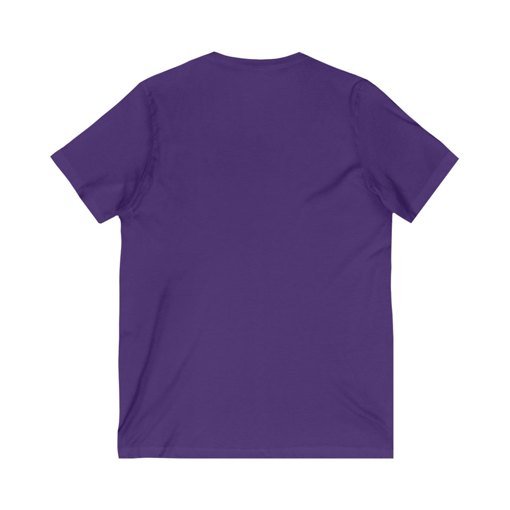 Surfer Vibes Unisex V-Neck Tee, Beach Style Top, Summer Apparel, Gift for Surfers, Casual Wear, Travel Tee