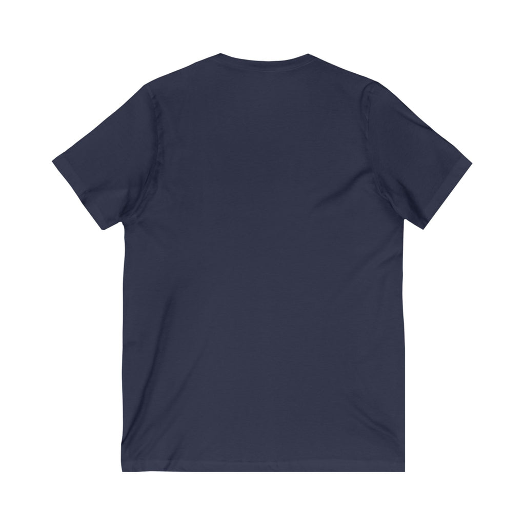 Surfer Vibes Unisex V-Neck Tee, Beach Style Top, Summer Apparel, Gift for Surfers, Casual Wear, Travel Tee