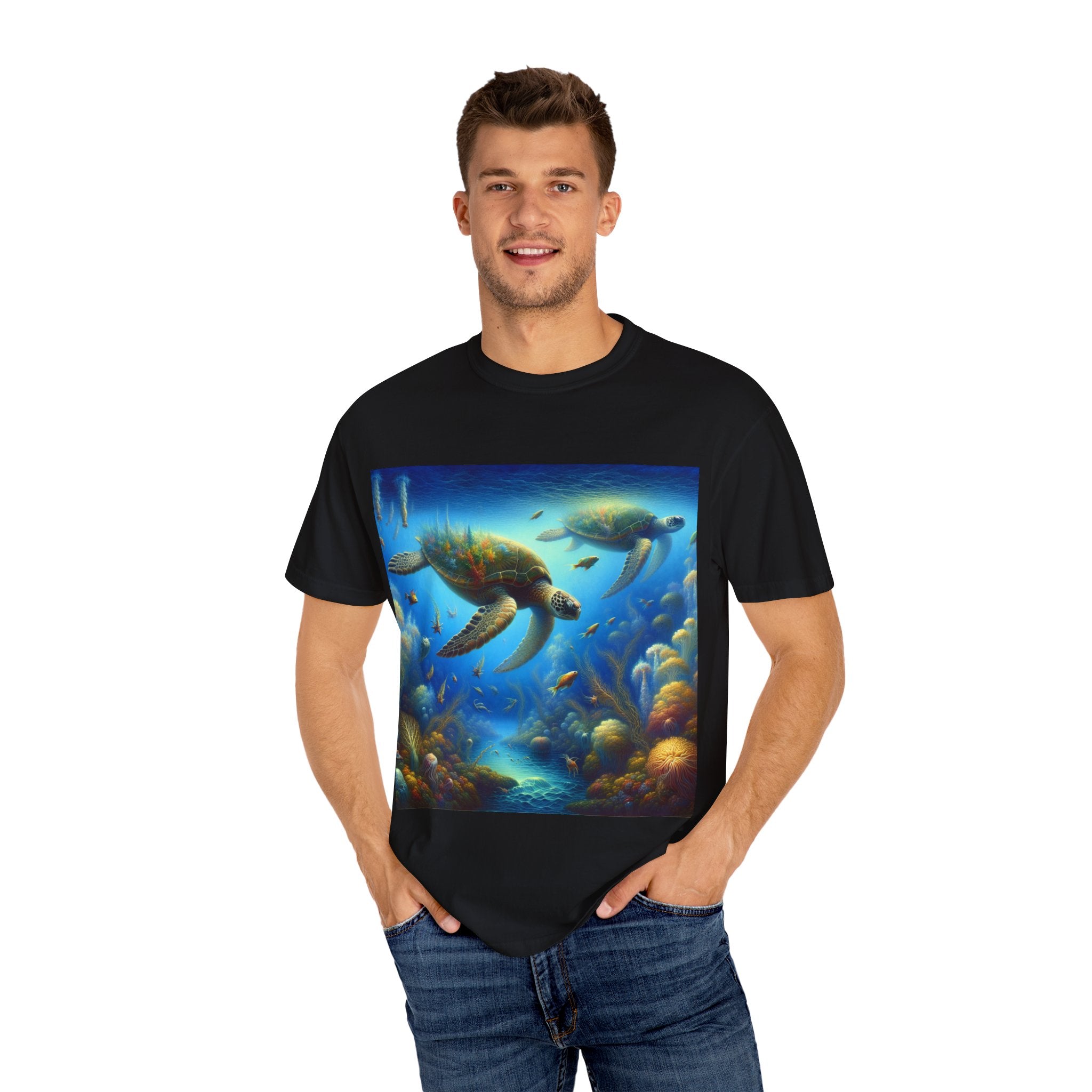 Ocean-Inspired T-Shirt for Lovers of Nature, Casual Wear, Gift for Beach Lovers, Summer Style, Motivational Design