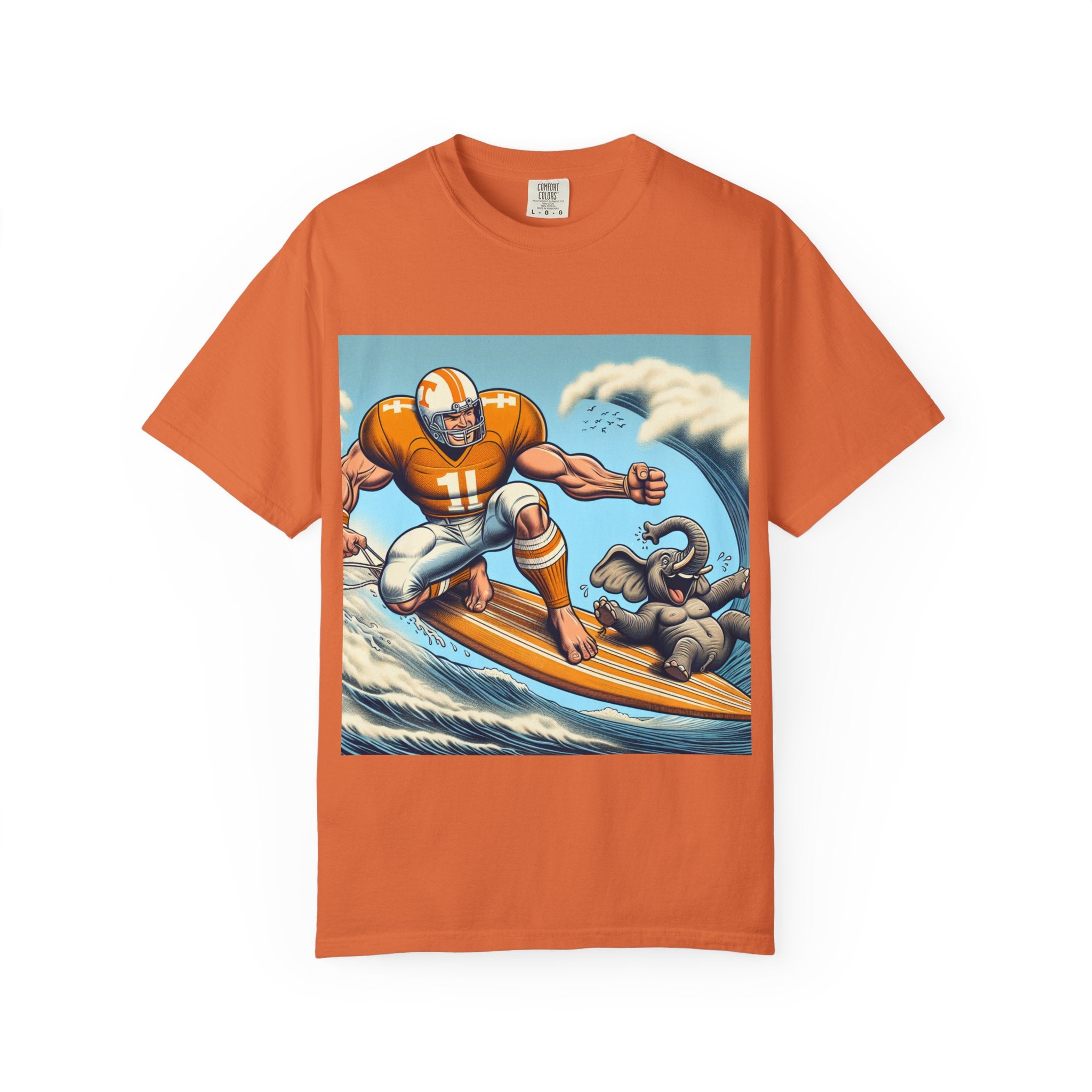 Surfing Graphic T-shirt, Unisex Summer Tee, Beach Vibe Shirt, Casual Apparel, Perfect Gift for Surf Lovers