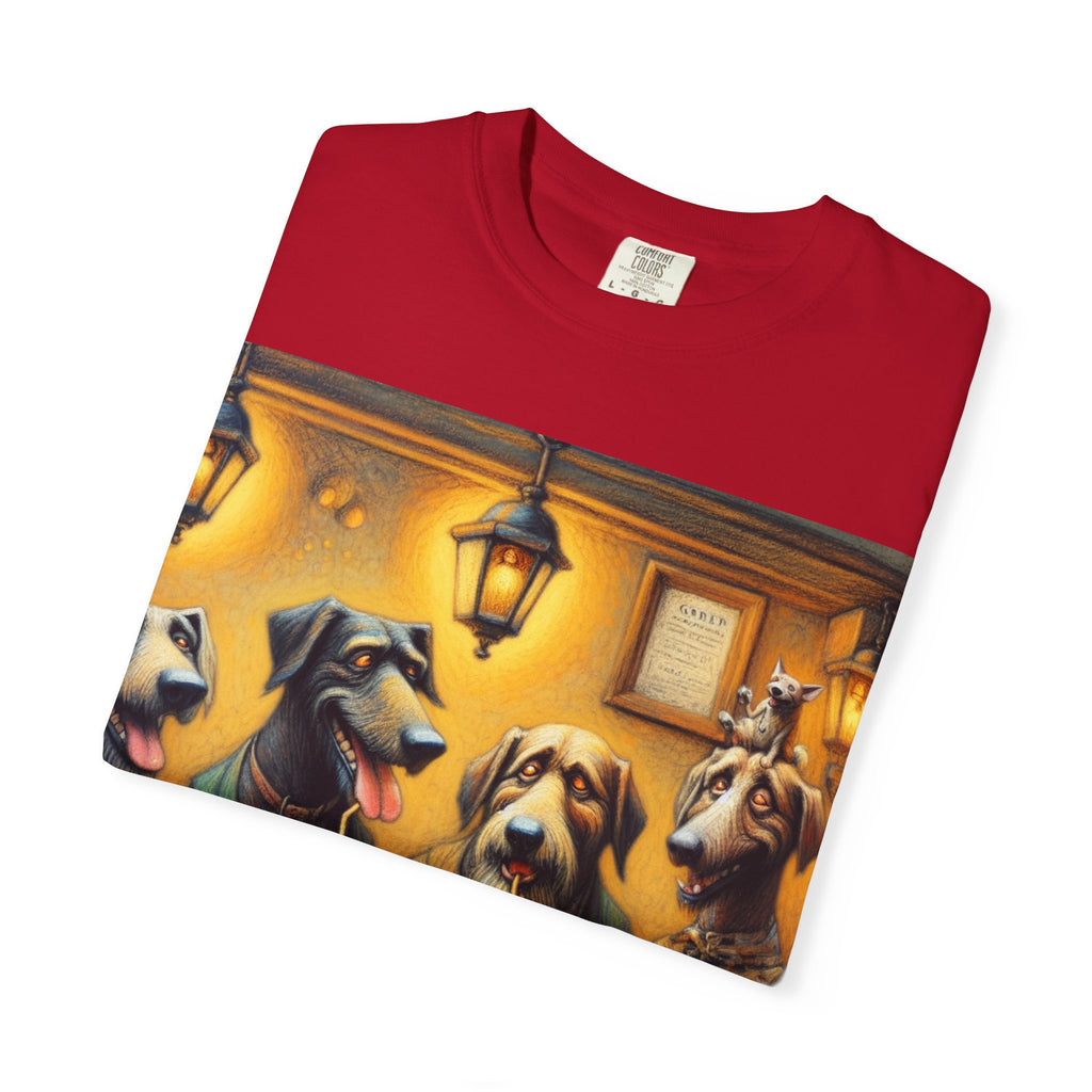 Funny Dog Lovers T-Shirt, Drink Beer Design, Unisex Tee for Pet Owners, Gift for Dog Lovers, Casual Wear, Dog-Themed Apparel