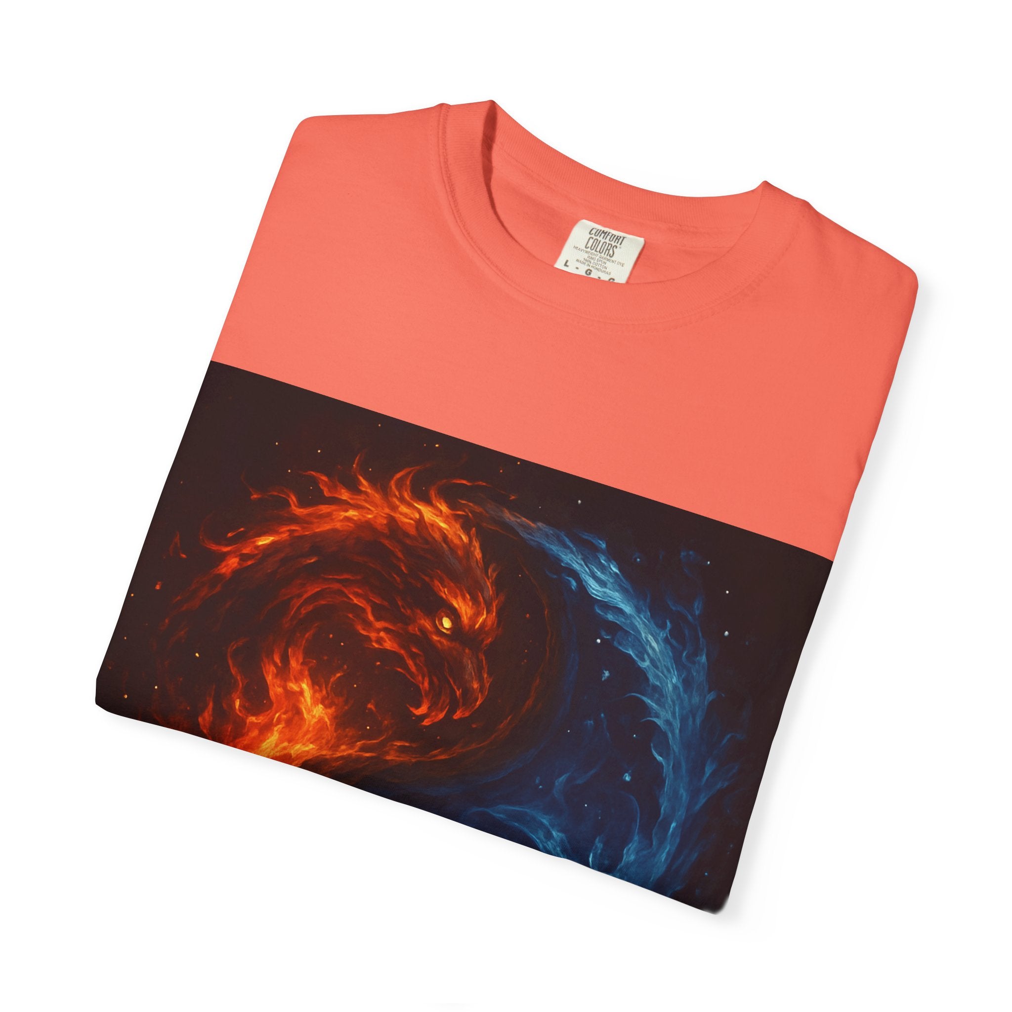 Dynamic Colorful Yin Yang T-Shirt, Unisex Graphic Tee, Meditation Gift, Balance Apparel, Spiritual Wear, Casual Style