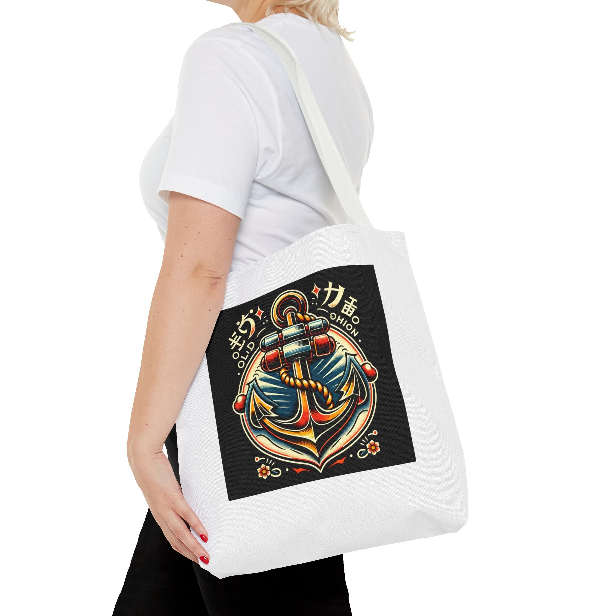 Stylish Anchor Tote Bag, Nautical Gift, Beach Bag, Boho Chic, Everyday Carryall, Perfect for Sailors, Summer Vibes