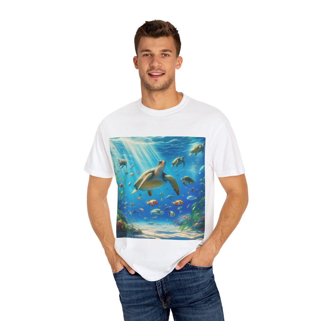 Ocean Life T-Shirt, Beach Vibes, Marine Wildlife Tee, Perfect Gift for Sea Lovers, Summer Wear, Nature Inspired Apparel