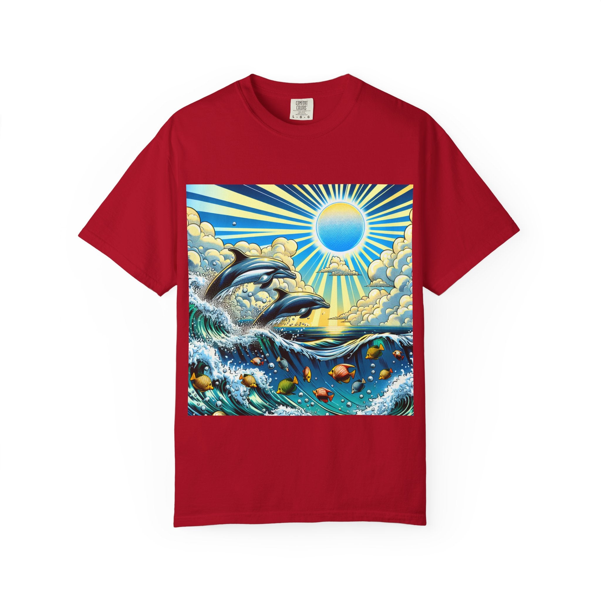 Ocean Waves Graphic T-Shirt, Beach Apparel, Summer Outfit, Gift for Beach Lovers, Unisex Ocean Tee, Casual Clothing