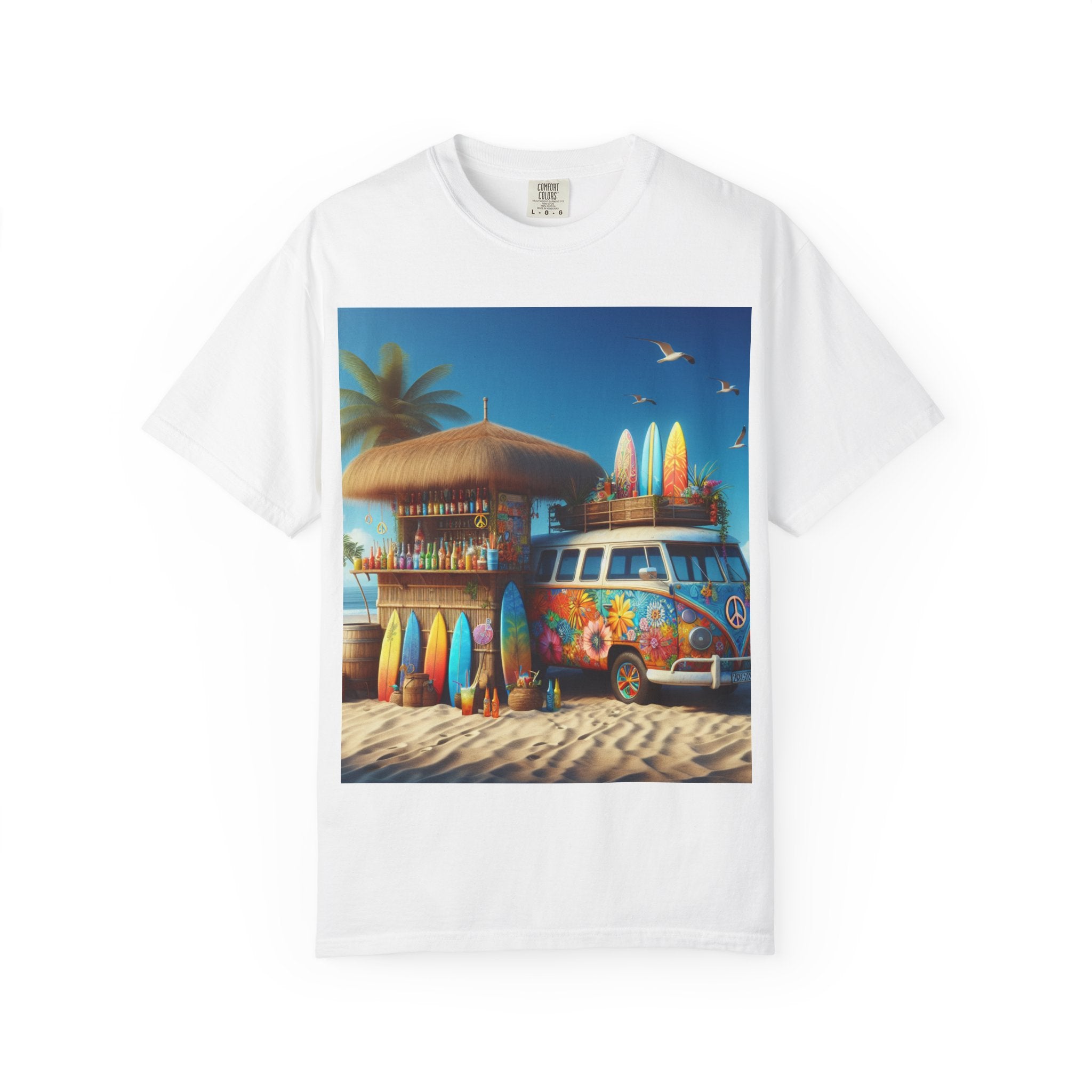 Beach Vibes Unisex T-Shirt, Surfing Fashion, Summer Outfit, Gift for Beach Lovers, Casual Tee