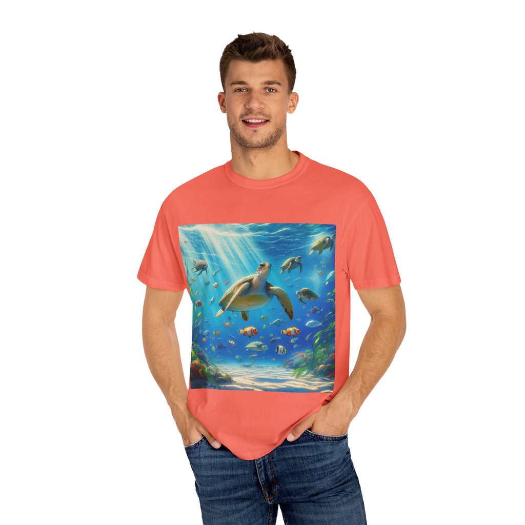 Ocean Life T-Shirt, Beach Vibes, Marine Wildlife Tee, Perfect Gift for Sea Lovers, Summer Wear, Nature Inspired Apparel