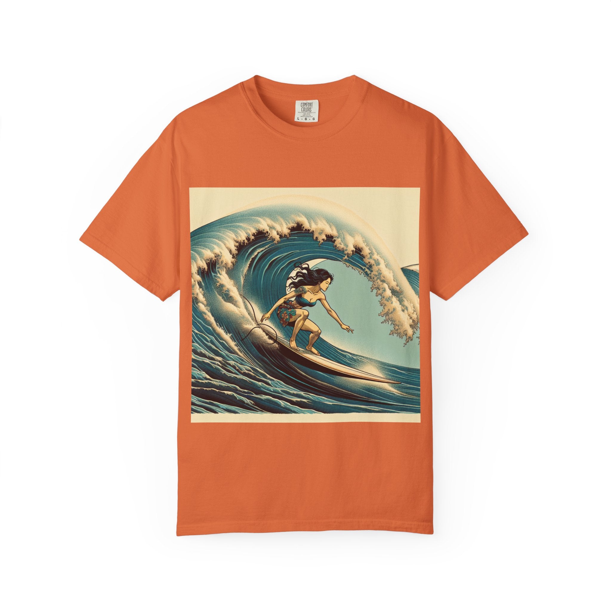Surf Vibes Unisex Garment-Dyed T-Shirt | Beachwear, Surfing Style, Summer Apparel, Perfect for Vacations, Gifts for Surfers