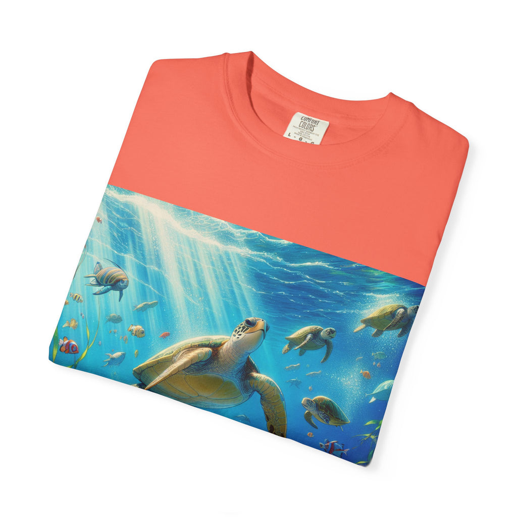Ocean Life T-Shirt, Beach Vibes, Marine Wildlife Tee, Perfect Gift for Sea Lovers, Summer Wear, Nature Inspired Apparel