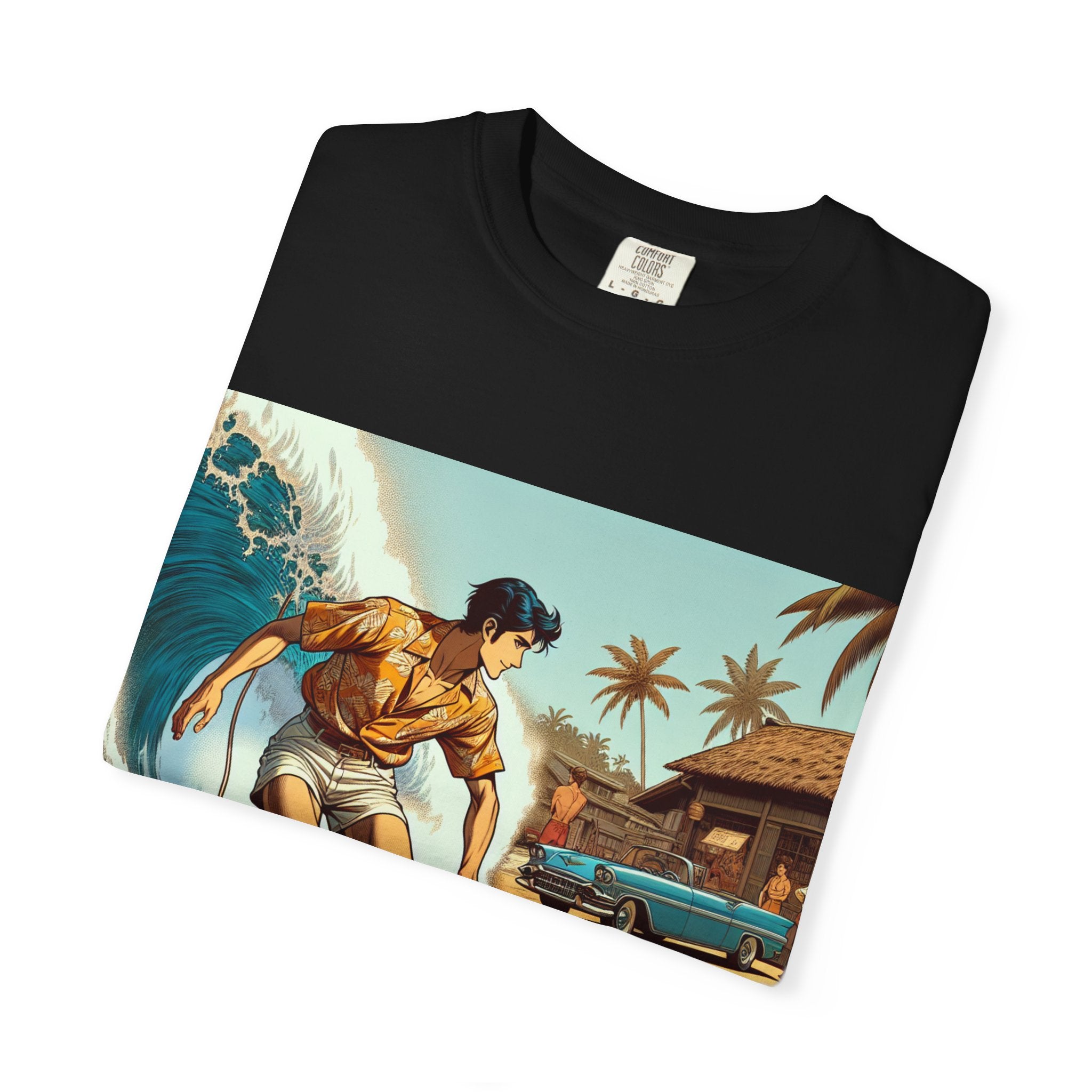 Surfing Vibes T-Shirt for Beach Lovers, Summer Apparel, Unisex Graphic Tee, Vacation Clothing, Casual Wear, Gifts for Surfers